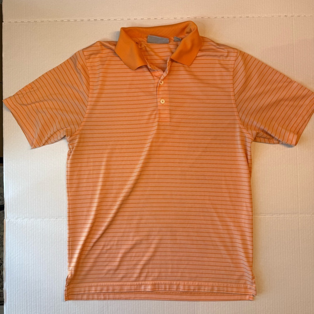Ashworth Orange Polo Golf Shirt